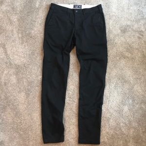 Abercrombie & Fitch black chinos 32/36